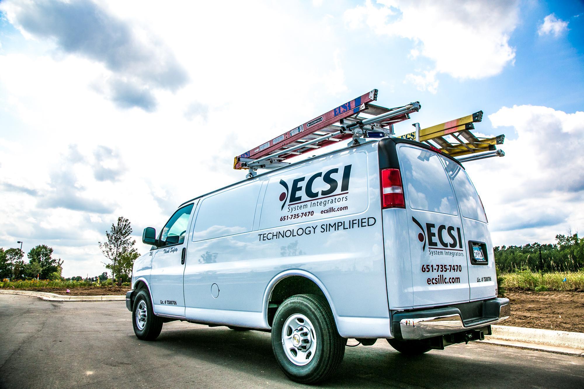 Photo of a ECSI System Integrators truck